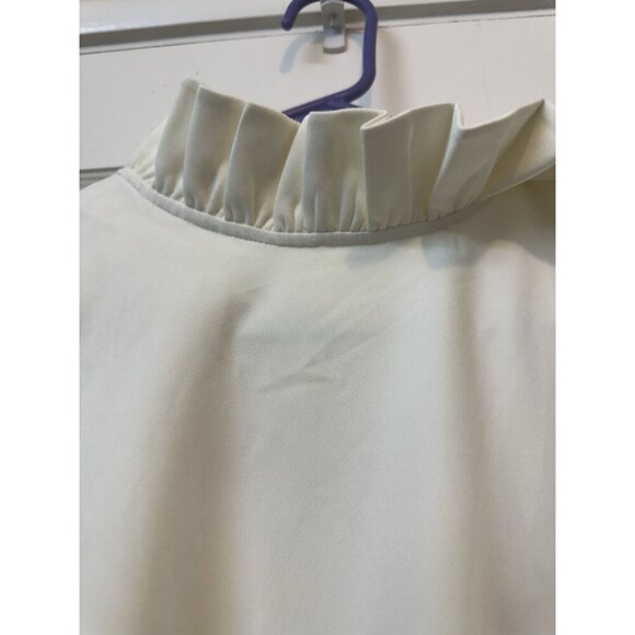 Tuckernuck | NEW Ivory Daphne Preppy Bow Tie 3/4 Sleeve Mini Dress XL Classic - Picture 2 of 5